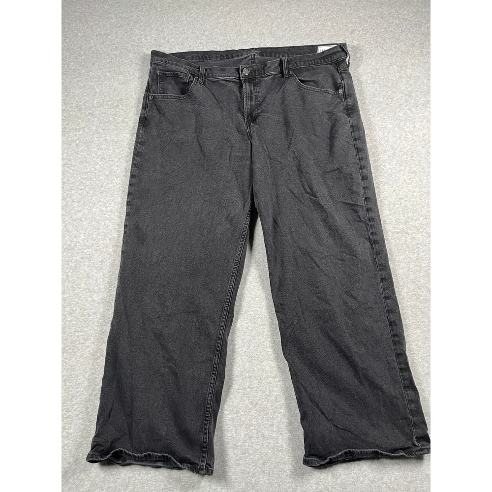 GAP 90s Loose Low Rise Jeans Women 20R Black Baggy Slouchy Y2K Streetwear